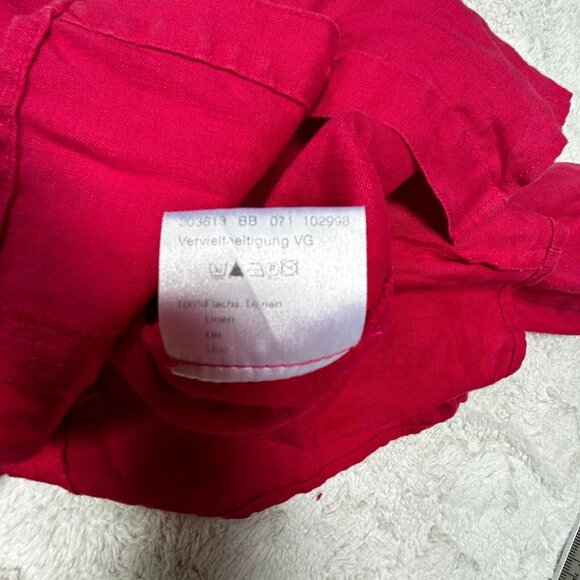 Betty Barclay Collection Womens Size 38 Button Up Long Sleeve Linen Shirt Casual - Picture 5 of 9